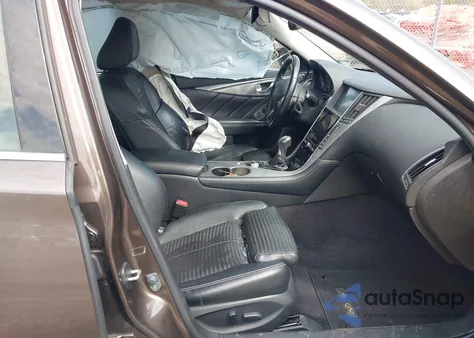 2014 Infiniti Q50 Sport z USA, uszkodzony, nr VIN JN1BV7AR0EM687810